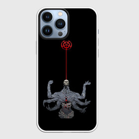 Чехол для iPhone 13 Pro Max с принтом ложный бог в Екатеринбурге,  |  | armed | false | god | hands | multi | scull | кровь | многорукий | руки | череп