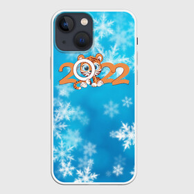 Чехол для iPhone 13 mini с принтом Новый год Тигра 2022 Рождество в Екатеринбурге,  |  | 2022 | год тигра | новый год | новый год 2022 | символ года | тигр | тигренок | тигрица | тигры