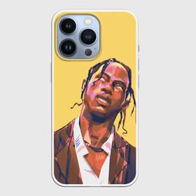 Чехол для iPhone 13 Pro с принтом Travis art в Екатеринбурге,  |  | hip hop | rap | rep | travis scott | исполнители | исполнитель | музыка | реп | трвис скотт | тревис скотт