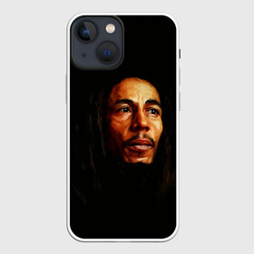 Чехол для iPhone 13 mini с принтом Bob Marley Art в Екатеринбурге,  |  | bob marley | reggi | reggy | боб марли | исполнители | исполнитель | музыка | регги