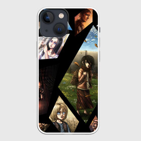 Чехол для iPhone 13 mini с принтом Атака титанов портреты. в Екатеринбурге,  |  | attack on titan | monsters | атака титанов | монстры | титаны