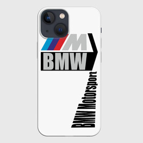 Чехол для iPhone 13 mini с принтом BMW  Motorsport в Екатеринбурге,  |  | bmw | автоспорт | бмв | логотипы | надписи | немецкая классика | немецкие машины