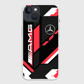 Чехол для iPhone 13 с принтом MERCEDES BENZ AMG GEOMETRY STRIPES RED в Екатеринбурге,  |  | amg | auto | brabus | carbon | mercedes | sport | авто | автомобиль | автомобильные | амг | брабус | бренд | карбон | марка | машины | мерседес | спорт