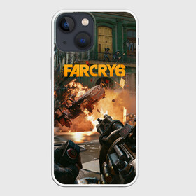 Чехол для iPhone 13 mini с принтом Far Cry 6 gameplay art в Екатеринбурге,  |  | art | cry | dani | far | game | rojas | shooter | ubisoft | арт | дани | пулемет | рохас | фаркрай | шутер | экшн
