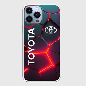 Чехол для iPhone 13 Pro Max с принтом TOYOTA 3D NEON  | ТОЙОТА  3Д ПЛИТЫ НЕОН в Екатеринбурге,  |  | auto | sport | toyota | авто | автомобиль | автомобильные | бренд | марка | машины | спорт | тойота