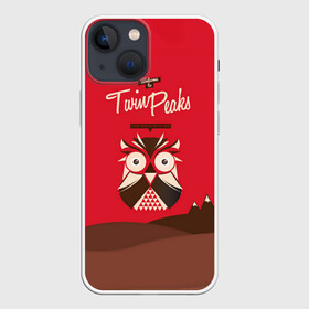 Чехол для iPhone 13 mini с принтом FIRE WALK WITH ME Twin Peaks в Екатеринбурге,  |  | twin peaks | агент купер | девид линч | ретро | сериал | сова | твин пикс | телесериал | фильм