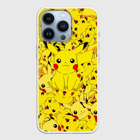 Чехол для iPhone 13 Pro с принтом ПИКАЧУ ПОКЕМОН PIKA PIKA в Екатеринбурге,  |  | animals | pika | pika pika | pikachu | pokemon | детектив пикачу | животные | звери | пика | пикачу | покемон