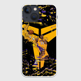 Чехол для iPhone 13 mini с принтом Los angeles lakers NBA в Екатеринбурге,  |  | 24 | kobebryant | lakers | nba | баскетбол | баскетболист | коби брайант | лейкерс | нба | спорт