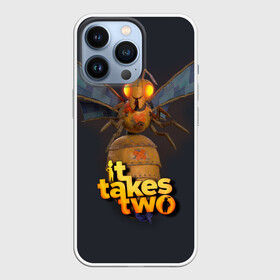 Чехол для iPhone 13 Pro с принтом It Takes Two БОСС КОРОЛЕВА ОС в Екатеринбурге,  |  | it takes two | босс | игра | ит такес тво | ит такес ту | ит тейк ту | королева ос | оса | шмель