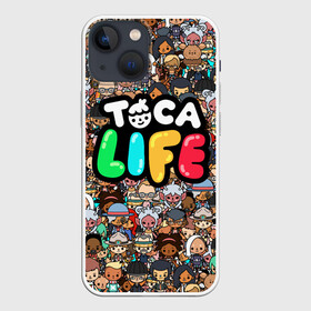 Чехол для iPhone 13 mini с принтом Toca Boca game | Тока бока в Екатеринбурге,  |  | toca boca | детская игра | игра | лого | логотип | персонажи | прикоснуться ко рту | тока бока
