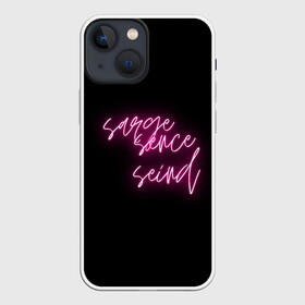 Чехол для iPhone 13 mini с принтом Sapre sence seind в Екатеринбурге,  |  | sapre | sapre sence seind | seind | sence | философия