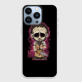 Чехол для iPhone 13 Pro с принтом кожаное лицо в Екатеринбурге,  |  | blood | chainsaw | evil | face | fear | halloween | human | hunter | leather | murderer | of | on | people | бензопила | зло | кожаное | кровь | лицо | людей | на | охотник | хэллоуин | человек