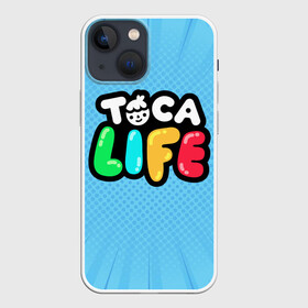 Чехол для iPhone 13 mini с принтом Toca Boca logo | Тока Бока логотип в Екатеринбурге,  |  | toca boca | детская игра | игра | лого | логотип | персонажи | прикоснуться ко рту | тока бока