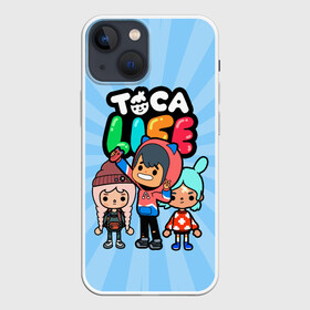 Чехол для iPhone 13 mini с принтом TOCA BOCA WORLD | ГЕРОИ ИГРЫ в Екатеринбурге,  |  | Тематика изображения на принте: digital toys | gamer | games | helicopter taxi | pets | toca boca | toca hair salon | toca kitchen | toca life | toca life city | toca life worl | toca tea party | video games | игры