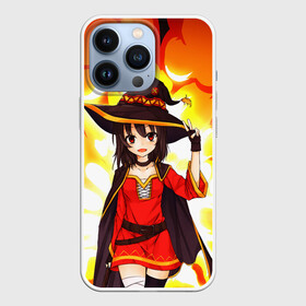 Чехол для iPhone 13 Pro с принтом Mеgumin в Екатеринбурге,  |  | anime | konosuba | manga | megumin | witch | аниме | ведьма | ведьмы | взрыв | манга | мегумин | прекрасный мир | юн юн | юнюн