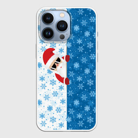 Чехол для iPhone 13 Pro с принтом С Новым Годом (дед мороз) в Екатеринбурге,  |  | christmas | merry christmas | santa claus | дед мороз | ёлка | зима | мороз | новый год | подарок | праздник | рождество | с новым годом | санта клаус | снегурочка | снежинки