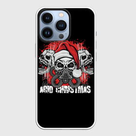 Чехол для iPhone 13 Pro с принтом Mary Christmas (черепа) в Екатеринбурге,  |  | christmas | merry christmas | santa claus | дед мороз | ёлка | зима | мороз | новый год | подарок | праздник | рождество | с новым годом | санта клаус | снегурочка | снежинки