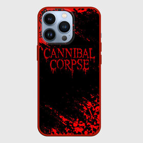 Чехол для iPhone 13 Pro с принтом CANNIBAL CORPSE КРАСНЫЕ ЧЕРЕПА в Екатеринбурге,  |  | cannibal | cannibal corpse | corpse | death metal | deathgrind | алекс уэбстер | брутальный дэт метал | дэт метал | дэтграйнд | каннибал корпс | кеннибал корпс | кэннибал корпс | пол мазуркевич | роб барретт | труп каннибала