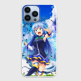 Чехол для iPhone 13 Pro Max с принтом Aqua Beach в Екатеринбурге,  |  | anime | aqua | beach | girl | god | konosuba | manga | water | witch | аква | аниме | богиня | ведьма | ведьмы | вода | девочка | манга | пляж | прекрасный мир