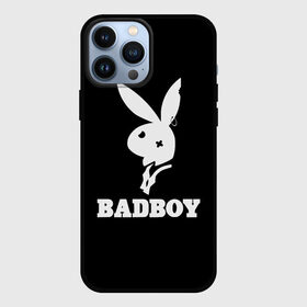 Чехол для iPhone 13 Pro Max с принтом BAD BOY (секси) в Екатеринбурге,  |  | bad boy | erotic | love | playboy | заяц | кролик | любовь | плейбой | прикол | смешной | страсть | ххх | шутка | юмор