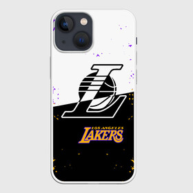 Чехол для iPhone 13 mini с принтом Коби Брайант Los Angeles Lakers, в Екатеринбурге,  |  | 24 | kobebryant | lakers | nba | баскетбол | баскетболист | коби брайант | лейкерс | нба | спорт