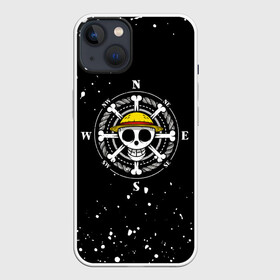 Чехол для iPhone 13 с принтом ONE PIECE | ВАН ПИС ЧЕРЕП БРЫЗГИ КРАСОК в Екатеринбурге,  |  | Тематика изображения на принте: anime | luffi | lufi | manga | one piece | samurai | wano ван пис | zoho | большой куш | ванпис | вон пис | зохо | корабль | король пиратов | луфи | луффи | манга | манки д луффи | пират | самурай | уон пис