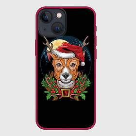 Чехол для iPhone 13 mini с принтом Рождественский Оленёнок в Екатеринбурге,  |  | christmas | merry christmas | santa claus | дед мороз | ёлка | новогодние олени | новый год | оленёнок бэмби | оленёнок рудольф | с новым годом | сантаклаус | свитер с оленями | северный олень | снегурочка | снежинки