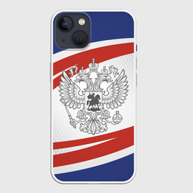 Чехол для iPhone 13 с принтом Герб России в Екатеринбурге,  |  | background | flag | football | russia | russian national team | sport | герб | двуглавый орел | россия | сборная россии | спорт | флаг | фон | футбол