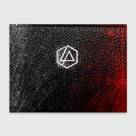 Обложка для студенческого билета с принтом Linkin Park Logo | Линкин Парк в Екатеринбурге, натуральная кожа | Размер: 11*8 см; Печать на всей внешней стороне | album | bennington | chester | green | grunge | linkin park | mike | music | rock | shinoda | style | альбом | беннингтон | гитара | гранж | линкин парк | логотип | музыка | надпись | певец | полосы | потертости | рок | честер | шинода