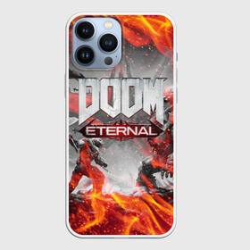 Чехол для iPhone 13 Pro Max с принтом DOOM ETERNAL | ДУМ ПАЛАЧ РОКА В ОГНЕ в Екатеринбурге,  |  | demons | devil | doom | doom eternal | doom guy | doom slayer | hell | iddqd | mark of the doom slayer | slayer | ад | гарнило | демоны | дум | палач | палач рока