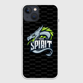 Чехол для iPhone 13 с принтом TEAM SPIRIT | PATTERN в Екатеринбурге,  |  | collapse | cs go | cyber | cybersport | dota 2 | dragon | hearthstone | miposhka | mira | pattern | russia | spirit | spirited | team spirit | torontotokyo | ts | yatoro | дракон | кибер | киберспорт | киберспортсмен | кс го | паттерн | россия |