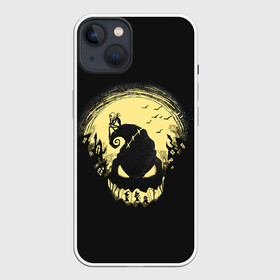 Чехол для iPhone 13 с принтом Кошмар Джека. The Nightmare before Christmas в Екатеринбурге,  |  | before | christmas | demon | devil | halloween | jack | lamp | night | pumpkin | skeleton | skellington | smile | witch | ведьма | демон | джек | лампа | ночь | перед | рождеством | светильник | скелет | скеллингтон | тыква | улыбка | хэлло