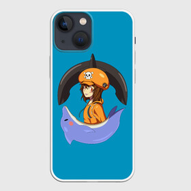 Чехол для iPhone 13 mini с принтом Мэй с дельфином в Екатеринбурге,  |  | game | games | ggs | guilty gear | guilty gear strive | гилти гир стрэйв | игра | игры