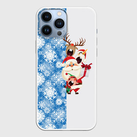 Чехол для iPhone 13 Pro Max с принтом Подарок от Санты в Екатеринбурге,  |  | christmas | merry christmas | santa claus | гном | дед мороз | ёлка | зима | мороз | новый год | олень | подарок | праздник | рождество | с новым годом | санта клаус | снеговик | снегурочка | снежинки