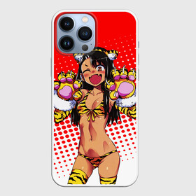 Чехол для iPhone 13 Pro Max с принтом Nаgatoro в Екатеринбурге,  |  | anime | cat | manga | nagatoro | school | schoolgirl | аниме | ианга | кошка | нагаторо | хвост | школа | школьница