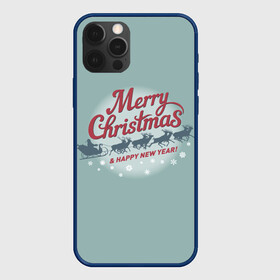 Чехол для iPhone 12 Pro Max с принтом Merry Christmas (хо хо хо) в Екатеринбурге, Силикон |  | christmas | merry christmas | santa claus | дед мороз | ёлка | зима | мороз | новый год | олени | подарок | праздник | рождество | с новым годом | сани с оленями | санта клаус | снегурочка | снежинки