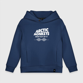 Детское худи Oversize хлопок с принтом Arctic Monkeys, группа в Екатеринбурге, френч-терри — 70% хлопок, 30% полиэстер. Мягкий теплый начес внутри —100% хлопок | боковые карманы, эластичные манжеты и нижняя кромка, капюшон на магнитной кнопке | Тематика изображения на принте: arctic | monkeys | rock | алекс тёрнер | арктик | группа | группы | джейми кук | инди | манкиз | музыка | мэтт хелдерс | ник омэлли | постпанк | рок