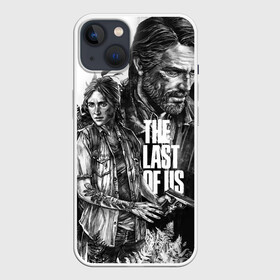 Чехол для iPhone 13 с принтом THE LAST OF US ЧЁРНО БЕЛЫЙ в Екатеринбурге,  |  | cicadas | ellie | fireflies | naughty dog | stalker | tattoo ellie | the last of us | the last of us part 2 | tlou | tlou2 | джоэл | каннибалы | ласт оф ас | одни из нас | охотники | последние из нас | сталкер | тату элли | топляк | цикады | ще