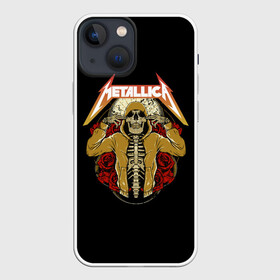 Чехол для iPhone 13 mini с принтом МЕТАЛЛИКА | РОК (Z) в Екатеринбурге,  |  | kobein | kurt kobein | metalica | metallica | rock | курт кобейн | металика | металлика | рок | супер звезда