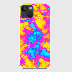 Чехол для iPhone 13 с принтом Яркая абстракция космических красок в Екатеринбурге,  |  | abstract | gradient | neon | paint | абстракция | брызги красок | градиент | кислота | кислотные цвета | кислотный стиль | кляксы | космические краски | краски | красочный | молодежные | неоновые | орнамент