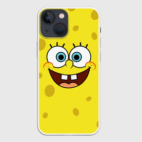 Чехол для iPhone 13 mini с принтом Губка Боб   SpongeBob в Екатеринбурге,  |  | sponge bob | spongebob | губка боб | квадратные штаны | сквэр пэнтс | спанч боб