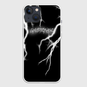 Чехол для iPhone 13 с принтом GHOSTEMANE Lightning | Гостмейн Молния Надпись в Екатеринбурге,  |  | ghostemane | grunge | music | rap | гостмейн | гостмэйн | гранж | знак | меркури | молния | музыка | надпись | потертости | реп | рэп