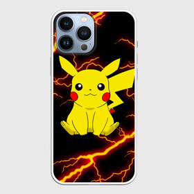 Чехол для iPhone 13 Pro Max с принтом PIKACHU PIKA PIKA РАЗРЯДЫ МОЛНИЙ в Екатеринбурге,  |  | animals | pika | pika pika | pikachu | pokemon | детектив пикачу | животные | звери | пика | пикачу | покемон