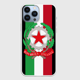 Чехол для iPhone 13 Pro Max с принтом ГЕРБ ИТАЛИИ   ТРИКОЛОР ИТАЛИЯ в Екатеринбурге,  |  | italy | made in italy | герб италии | герб италия | италия | италия герб | италия флаг | италия форма | италия футбол | сделано в италии | флаг италии | флаг италия | форма италии | футбол италия