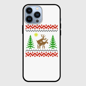 Чехол для iPhone 13 Pro Max с принтом Олени (sexy) в Екатеринбурге,  |  | love | playboy | вышиванка | вышивка крестом | для влюбленных | любовь | неприличные олени | новогодние олени | олени | орнамент | плейбой | прикол | рождественские олени | свитер с оленями | се