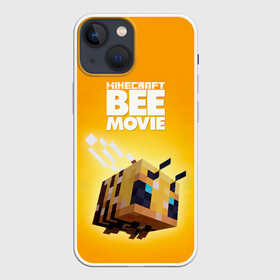 Чехол для iPhone 13 mini с принтом BEE MOVIE Minecraft в Екатеринбурге,  |  | bee | craft | mine | minecraft | блоки | добывать | желтая | компьютерная игра | крафт | кубики | майн | майнкрафт | манкрафт | пчела | пчелка | ремесло | скин | улей | шахта