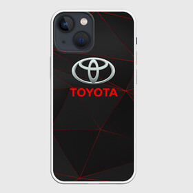 Чехол для iPhone 13 mini с принтом [Toyota] Тонкие линии неона в Екатеринбурге,  |  | auto | sport | toyota | авто | автомобиль | бренд | спорт | тойота