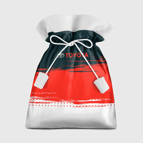 Подарочный 3D мешок с принтом [Toyota] Texture в Екатеринбурге, 100% полиэстер | Размер: 29*39 см | Тематика изображения на принте: auto | sport | texture | toyota | авто | автомобиль | бренд | спорт | текстура | тойота