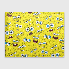 Обложка для студенческого билета с принтом Губка Боб   SpongeBob pattern в Екатеринбурге, натуральная кожа | Размер: 11*8 см; Печать на всей внешней стороне | Тематика изображения на принте: sponge bob | spongebob | губка боб | квадратные штаны | сквэр пэнтс | спанч боб