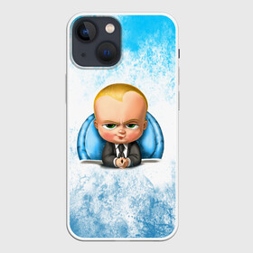 Чехол для iPhone 13 mini с принтом Босс Молокосос (+спина) в Екатеринбурге,  |  | boss baby | cartoon | the boss baby | босс молокосос | малой | мелкий | молокосос | мултик | мульт | мультфильм | пёсико